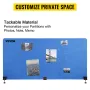 Desk Divider 60'' Desk Privacy Panel, 3 Paneler Privacy