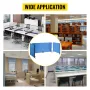Desk Divider 60'' Desk Privacy Panel, 3 Panels Privacy Acoustic Panel, Sound Absorbing Acoustic Privacy Panel, Reduce Noise and 