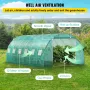 Walk-in Tunnel Drivhus, 609,6 x 304,8 x 213,4 cm Transportable
