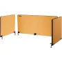 Desk Divider 60'' Desk Privacy Panel, 3 Panels Privacy Acoustic Panel, Sound Absorbing Acoustic Privacy Panel, Reduce Noise and 