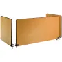 VEVOR Desk Divider 60'' Desk Privacy Panel, 3 Panels Privacy Acoustic Panel, Sound Absorbing Acoustic Privacy Panel, Reduce Nois