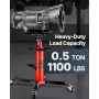 VEVOR Transmission Jack 1100 lbs 2-Stage Hydraulic High Lift Vertical Telescopic