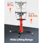 VEVOR Transmission Jack 1100 lbs 2-Stage Hydraulic High Lift Vertical Telescopic