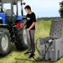 VEVOR Portable Diesel Tank, 439.1 L Capacity & 37.85 L/min Flow Rate, Diesel Fuel Tank with 12V Electric Transfer Pump and 399.3