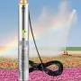 VEVOR Deep Well Submersible Pump, 750W 230V/50Hz, 100L/min 66 m Head Sand Resistant 5%, 20 m Electric Cord, 7.6 cm Stainless Ste