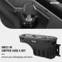 VEVOR Truck Bed Storage Box, Lockable Lid, Waterproof ABS Wheel Well Tool Box 6.6 Gal/20 L, Compatible with Chevrolet Silverado 