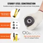 15 ton hydraulisk knockout punch driver kit hulværktøj 1/2 "-4"