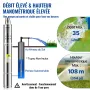 Dykbrønds dykpumpe, 550W 230V/50Hz, 35L/min. 