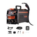 MIG Welder 130Amp Gasless Flux Core Mig Welding Machine with IGBT Inverter