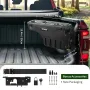 VEVOR Truck Bed Storage Box, Lockable Lid, Waterproof ABS Wheel Well Tool Box 6.6 Gal/20 L with Password Padlock, Compatible wit