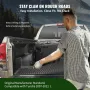 Truck Bed Storage Box, Lockable Lid, Waterproof ABS Wheel Well Tool Box 6.6 Gal/20 L with Password Padlock, Compatible with Tund