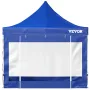 VEVOR 304.8 x 304.8 cm Pop Up Canopy Tent, Outdoor Patio Gazebo Tent with Removable Sidewalls and Wheeled Bag, UV Resistant Wate