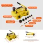 VEVOR 10 Ton Hydraulic Knockout Punch Kit, 1/2" to 2" Conduit Hole Cutter Set, KO Tool Kits with Puncher 6 Piece, Metal Sheet Dr