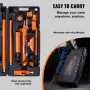 10 Ton Porta Power Kit, Hydraulic Ram with Pump, Car Jack with 4.6 ft/1.4 m Oil Hose, Bent Frame Repair Tool with Storage Case f