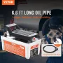 Air Hydraulic Pump, 6895 bar 1.9L Reservoir, NPT 10mm Oil Outlet, NPT 6.4 mm Inlet, 2m Pipe, Foot Actuated Hydraulic Pump Air Tr
