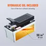 Air Hydraulic Pump, 6895 bar 1.9L Reservoir, NPT 10mm Oil Outlet, NPT 6.4 mm Inlet, 2m Pipe, Foot Actuated Hydraulic Pump Air Tr