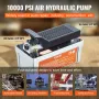 Air Hydraulic Pump, 6895 bar 1.9L Reservoir, NPT 10mm Oil Outlet, NPT 6.4 mm Inlet, 2m Pipe, Foot Actuated Hydraulic Pump Air Tr