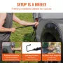 Truck Bed Tent, 5.5'-6' Pickup Truck Tent with Rain Layer and Carry Bag, Waterproof PU2000mm Double Layer Truck Tent for Camping