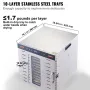 10 bakker Mad Dehydrator Machine Rustfrit Stål 1000W Jerky