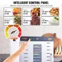 10 Trays Food Dehydrator Machine Stainless Steel 1000W Jerky Fruit Drying