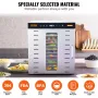 10 Trays Food Dehydrator Machine Stainless Steel 1000W Jerky Fruit Drying