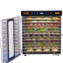 10 bakker Mad Dehydrator Machine Rustfrit Stål 1000W Jerky