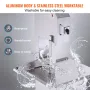 VEVOR 2200W Commercial Electric Meat Bandsaw Stainless Steel Bone Sawing Machine
