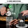 Ice Ball Press, 2,4" Ice Ball Maker, Aircraft Al Alloy Ice Ball