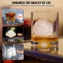 Ice Ball Press, 2.4" Ice Ball Maker, Aircraft Al Alloy Ice Ball Press Kit for 60mm Ice Sphere, Ice Press with Tong and Drip Tray