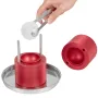 Ice Ball Press, 2.4" Ice Ball Maker, Aircraft Al Alloy Ice Ball Press Kit for 60mm Ice Sphere, Ice Press with Tong and Drip Tray