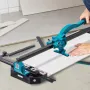 Manual Tile Cutter, 1200mm, Porcelain Ceramic Tile Cutter with Tungsten Carbide Cutting Wheel, Infrared Positioning, Anti-Skid F