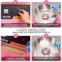 Commercial Cotton Candy Machine with Cart Sugar Floss Maker 1000W Party