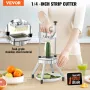 VEVOR Commercial Vegetable Fruit Chopper 1/4" Blade Heavy Duty Professional Food Dicer Kattex French Fry Cutter Onion Slicer Sta
