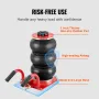 Triple Bag Air Jack 3 Ton/6600 lbs Pneumatic Jack for Car SUV Lifting
