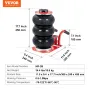 Triple Bag Air Jack 3 Ton/6600 lbs pneumatisk jack til bil SUV