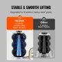 Air Jack, 3 Ton/6600 lbs Triple Bag Air Jack, Airbag Jack with Six Steel Pipes, Lift up to 17.7 inch/450 mm, 3-5 s Fast Lifting 