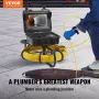 Sewer Camera Pipe Inspection Camera 22.9cm 720p Screen Pipe Camera 50.3m