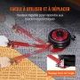 Air Jack, 3 Ton/3000 kg Triple Bag Air Jack, Airbag Jack with Six Steel Pipes, Lift up to 44.9 cm, 3-5 s Fast Lifting Pneumatic 