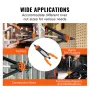Rivet Nut Tool, 40.6cm Rivnut Tool Kit with 13PCS Metric and SAE Mandrels, 186PCS Rivet Nuts, M3, M4, 10-24, M5, M6, 1/4-20, 8-3