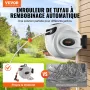 Retractable Hose Reel Water Hose Reel 20m x 1.3cm 180° Swivel Wall-Mounted