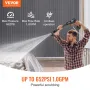 VEVOR Cordless Pressure Washer, 652-PSI 1.0 GPM Portable Power Cleaner, Handheld High-Pressure Car Washer Gun with 4.0Ah Battery