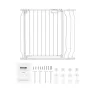 Baby Gate, 29.5"-37" Extra Wide, 30" High, Dog Gate for Stairs Doorways and House, Easy Step Walk Thru Auto Close Child Gate Pet
