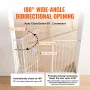 Baby Gate, 74.9-122.9 cmExtra Wide, 76.2 cm High, Dog Gate for Stairs Doorways and House, Easy Step Walk Thru Auto Close Child G