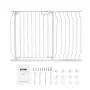 Baby Gate, 74.9-122.9 cmExtra Wide, 76.2 cm High, Dog Gate for Stairs Doorways and House, Easy Step Walk Thru Auto Close Child G