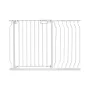 Baby Gate, 74.9-122.9 cmExtra Wide, 76.2 cm High, Dog Gate for Stairs Doorways and House, Easy Step Walk Thru Auto Close Child G