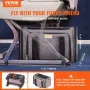 VEVOR Cat Carrier with Wheels, Airline Approved Rolling Pet Carrier with Telescopic Handle and Shoulder Strap, Dog Carrier with 