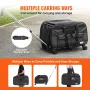 VEVOR Cat Carrier with Wheels, Rolling Pet Carrier with Telescopic Handle and Shoulder Strap, Dog Carrier with Wheels for Pets u