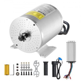1800W Electric Brushless DC Motor Kit 48V 4500 RPM Motor med controller