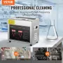 VEVOR Ultrasonic Cleaner med Digital Timer & Heater, Professionel Ultra Sonic Smykkerenser, Rustfrit Stål Opvarmet Rengøring