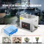 VEVOR Ultrasonic Cleaner med Digital Timer & Heater, Professionel Ultra Sonic Smykkerenser, Rustfrit Stål Opvarmet Rengøring